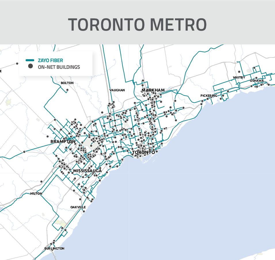 Toronto Fiber Map